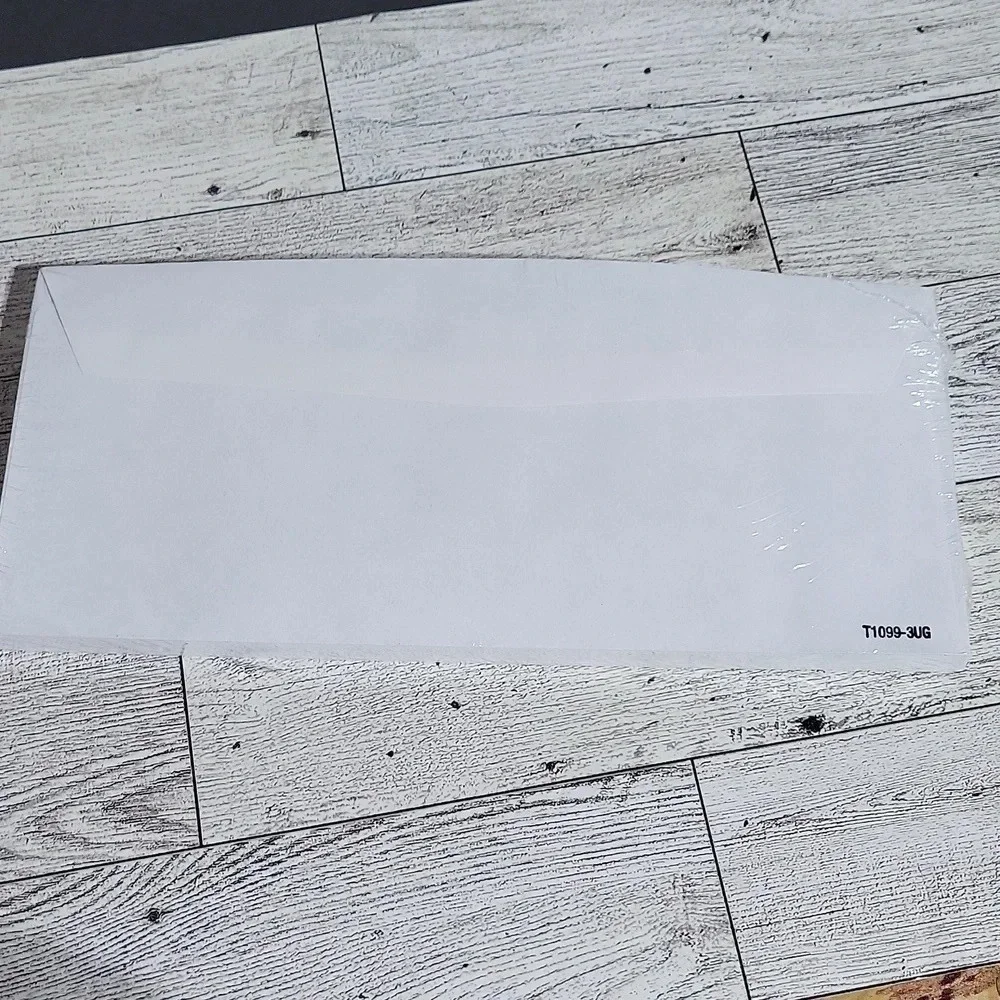 Envelopes‎ for 1099  3-Up forms Gummed Double Sided IRS Complaint NEW 24 pack